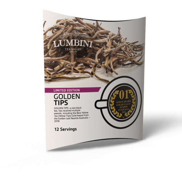 Lumbini Golden Tips Tea | Luxury Ceylon Golden Needles